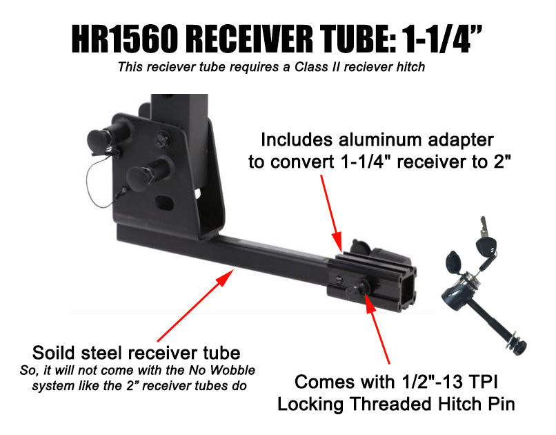 Sport Rider for Electric Bikes (1 - 1/4") Hollywood Racks Hitch Rack