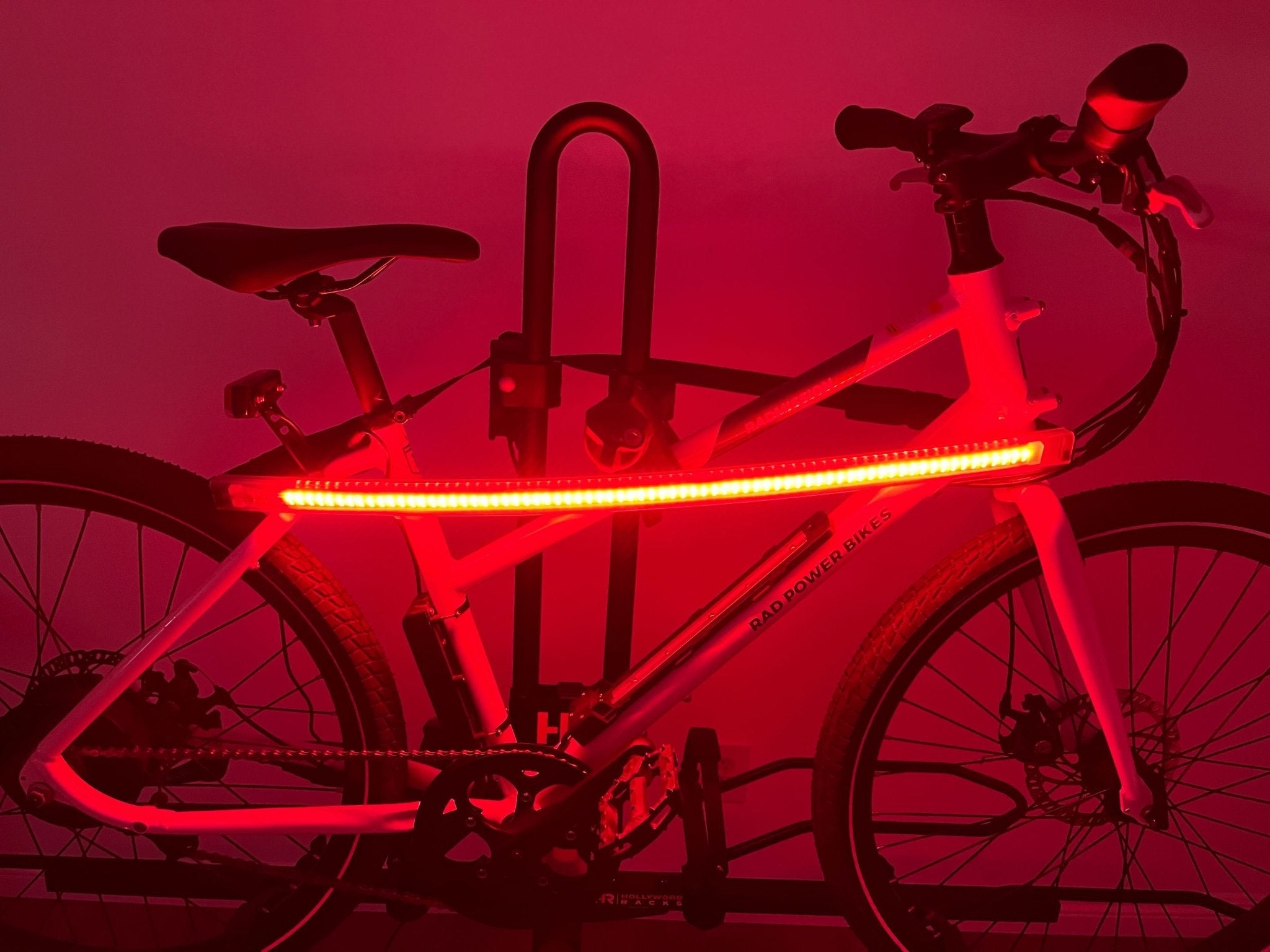 Safety Light Bar for Bike Racks Hollywood Racks Accessories