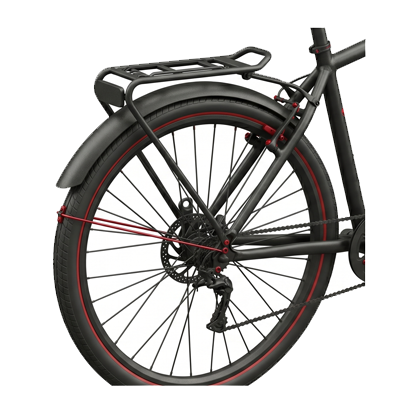 Bike with fenders