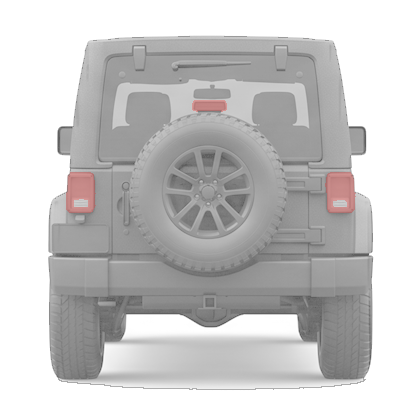 Vehicle with rear spare tire